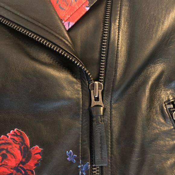 Mackage leather jacket for Aritzia. SIZE：XS